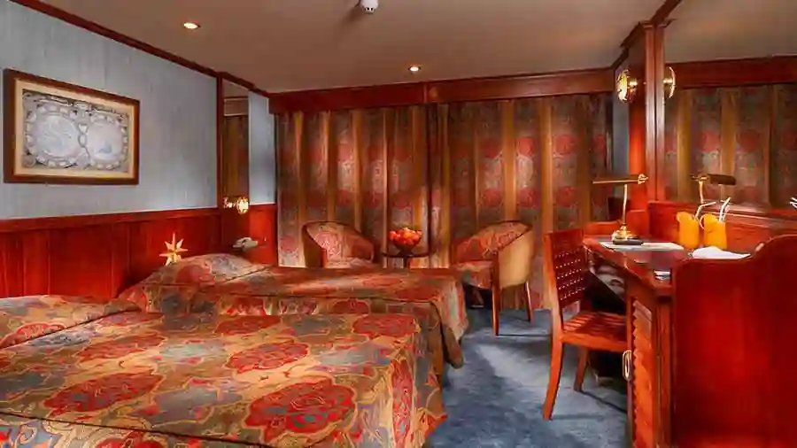 Ruime nette cabin op je cruise.